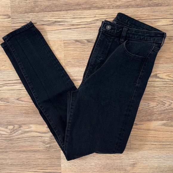 American Eagle Outfitters Black Skinny Jeans - Picture 1 of 6